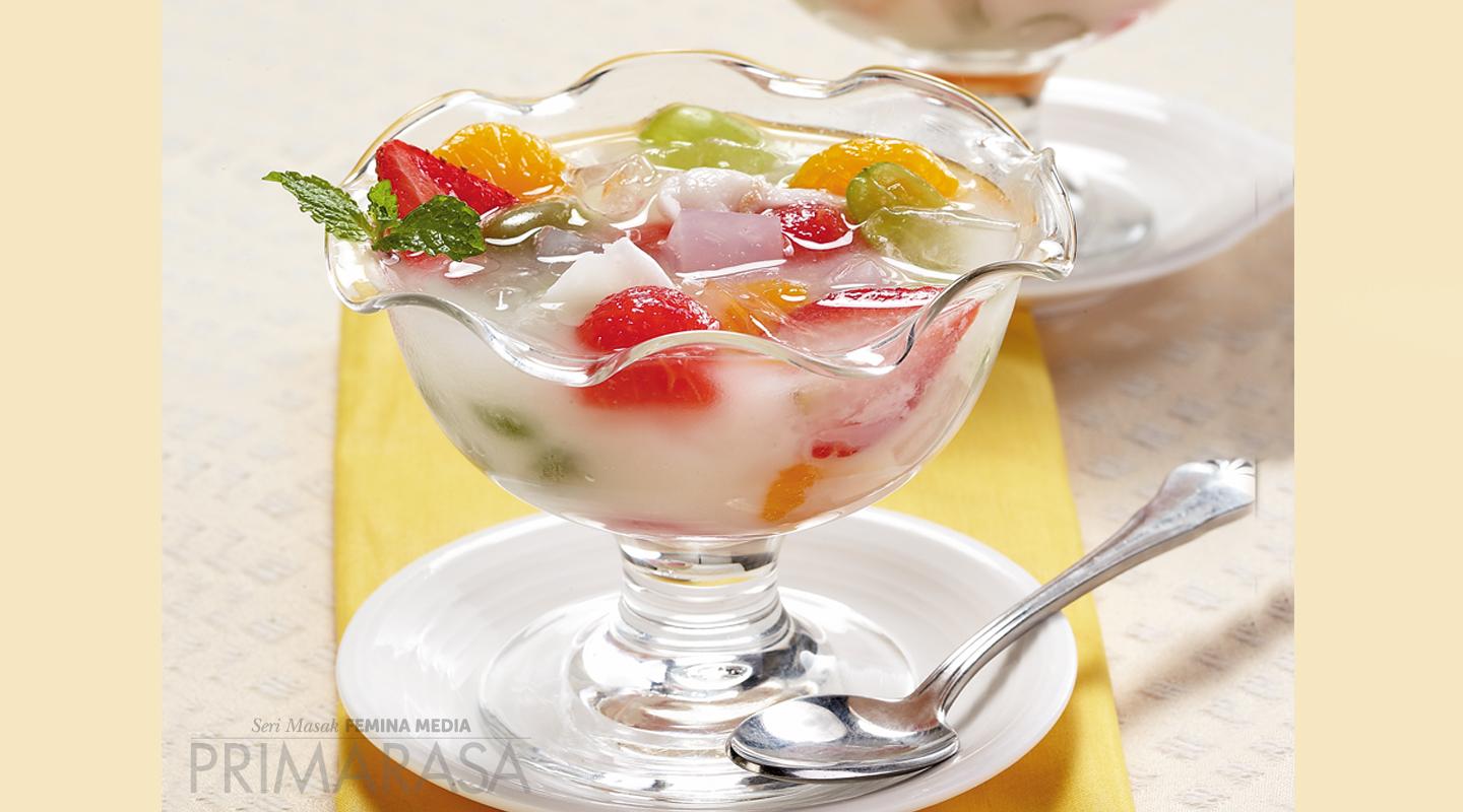 Resep Milky Fruit Cocktail
